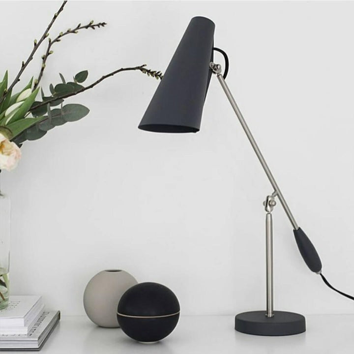 Mid-Century Birdy Steel Table Lamp