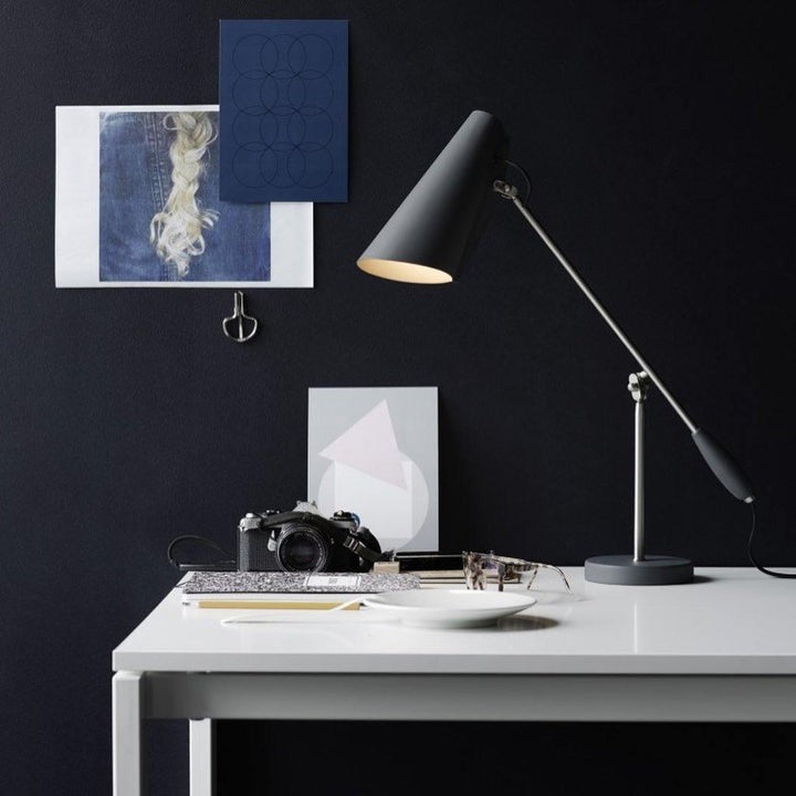 Mid-Century Birdy Steel Table Lamp