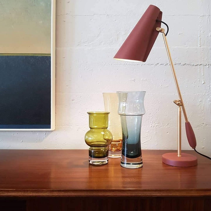 Mid-Century Birdy Steel Table Lamp