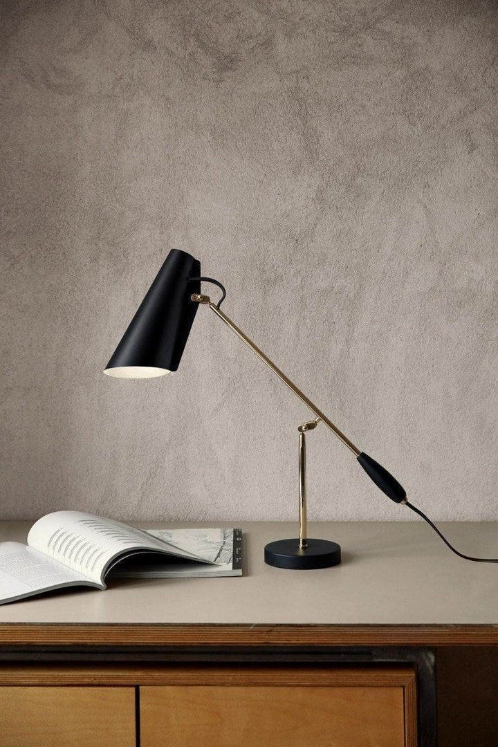 Mid-Century Birdy Steel Table Lamp