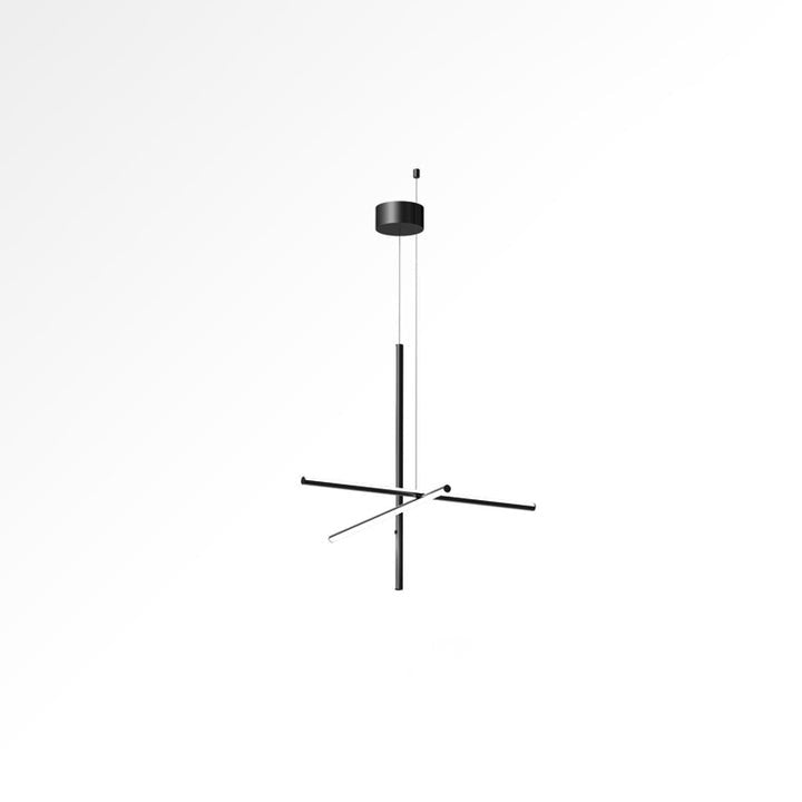 Minimalist Linear Grid LED Chandelier