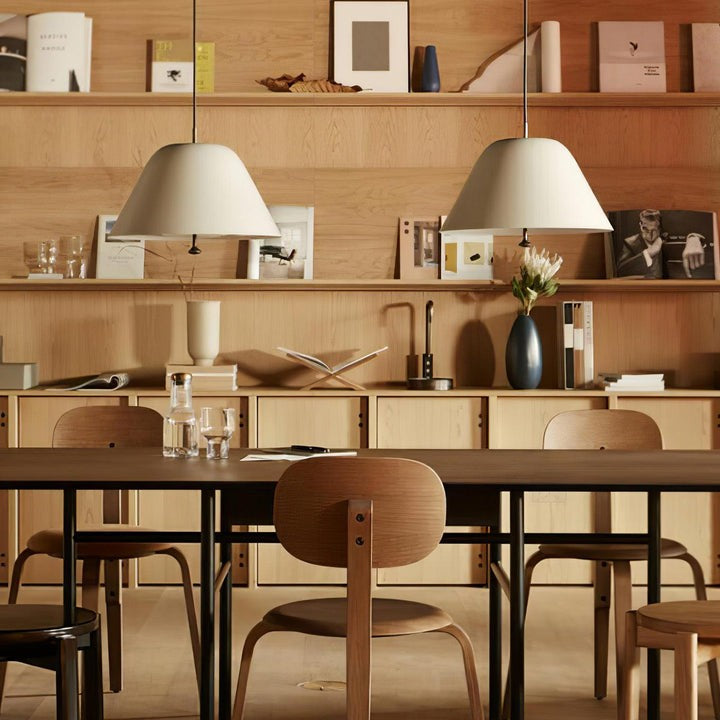 Minimalist Metal Pendant Light with Acrylic Diffuser
