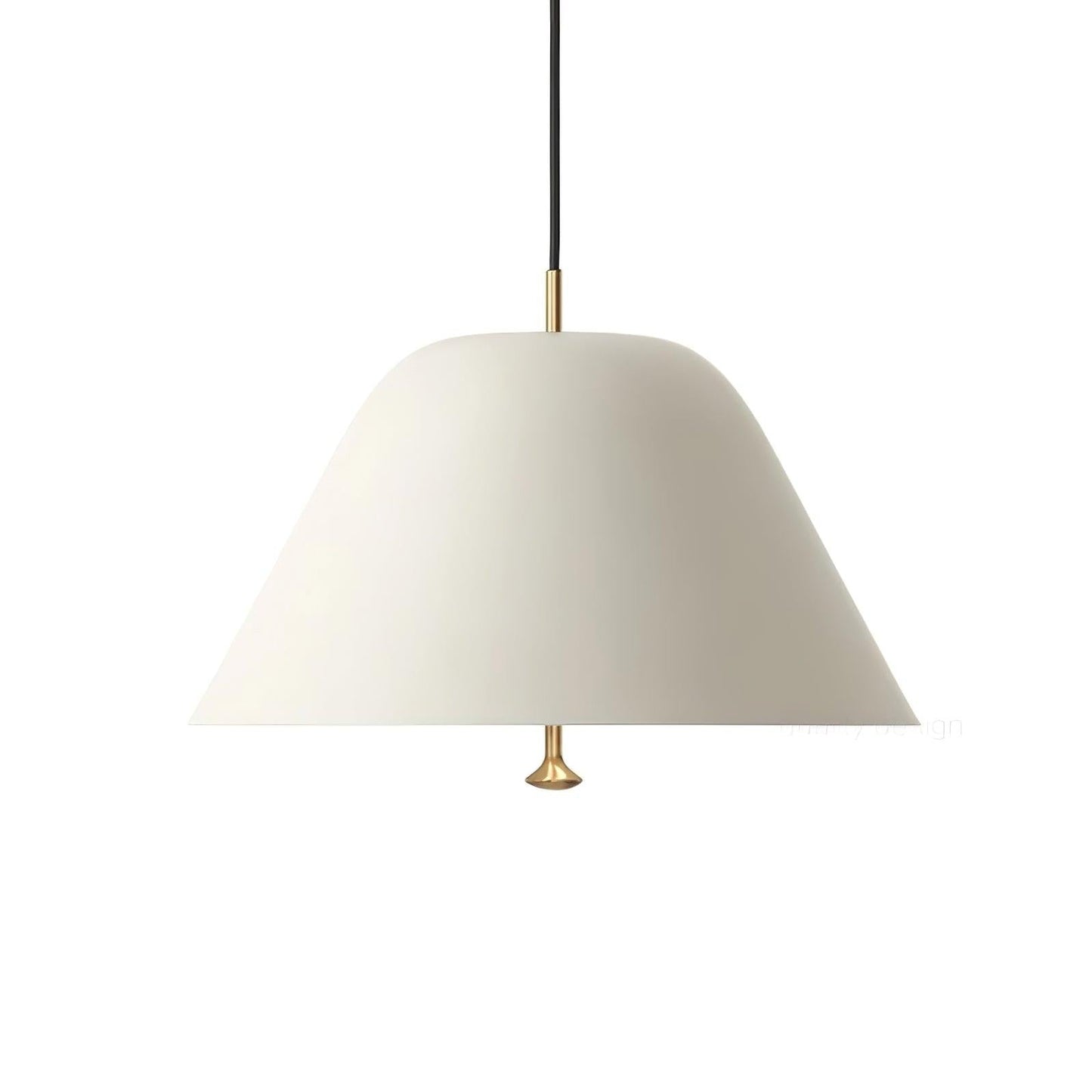 Minimalist Metal Pendant Light with Acrylic Diffuser