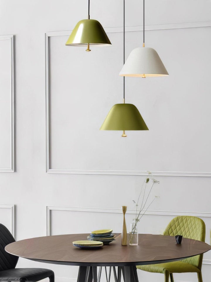Minimalist Metal Pendant Light with Acrylic Diffuser