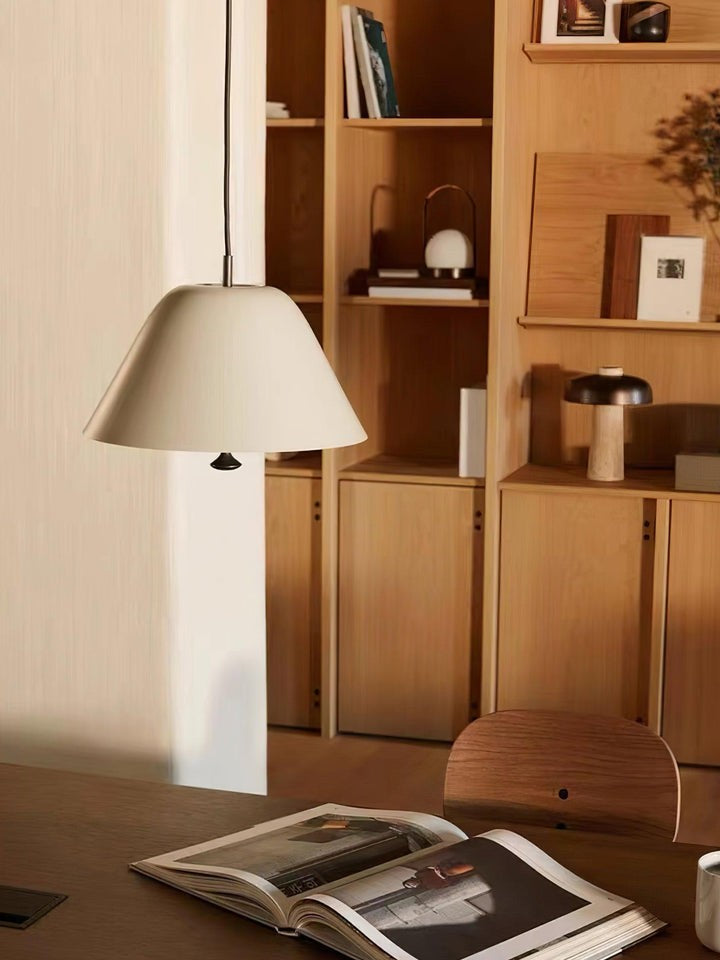 Minimalist Metal Pendant Light with Acrylic Diffuser