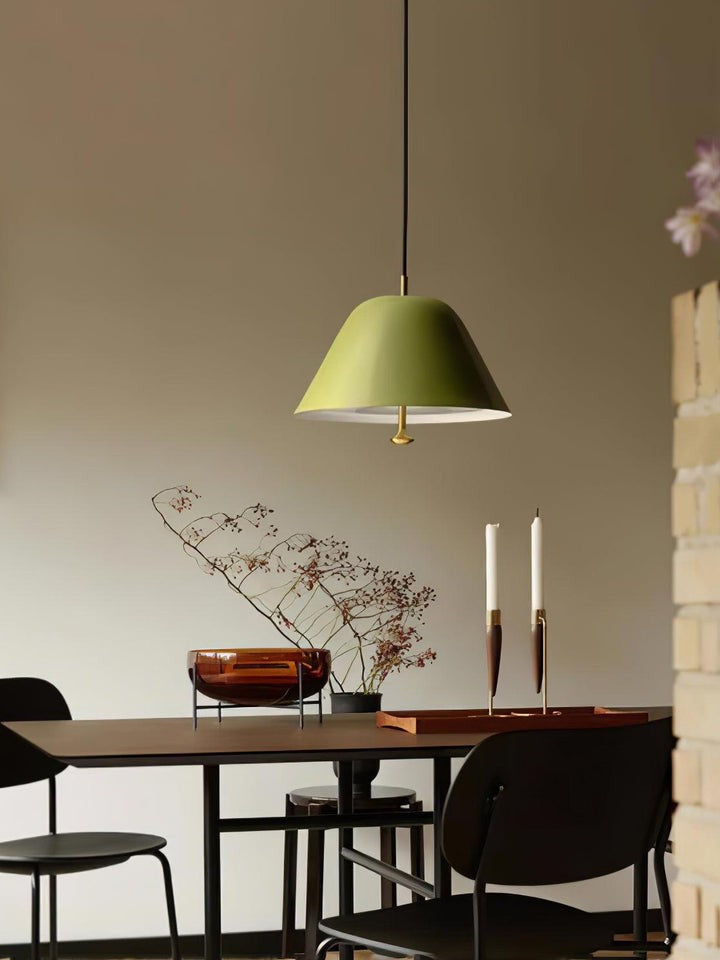 Minimalist Metal Pendant Light with Acrylic Diffuser