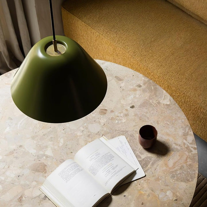 Minimalist Metal Pendant Light with Acrylic Diffuser