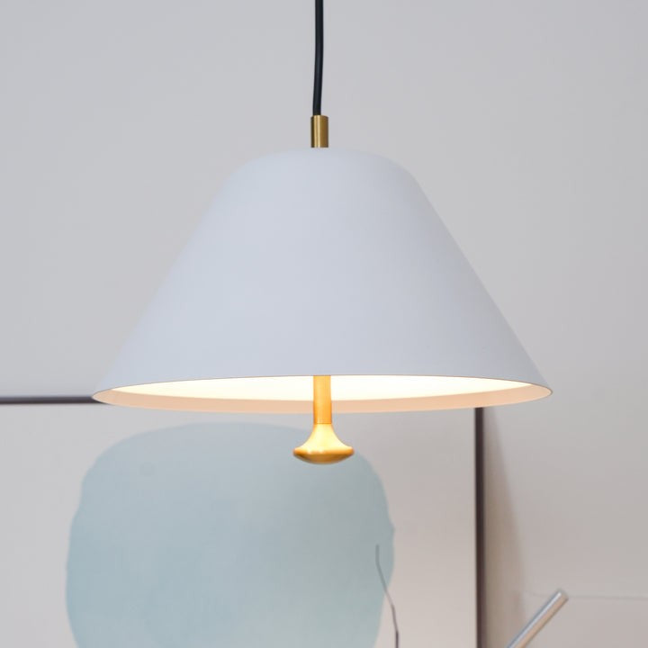 Minimalist Metal Pendant Light with Acrylic Diffuser