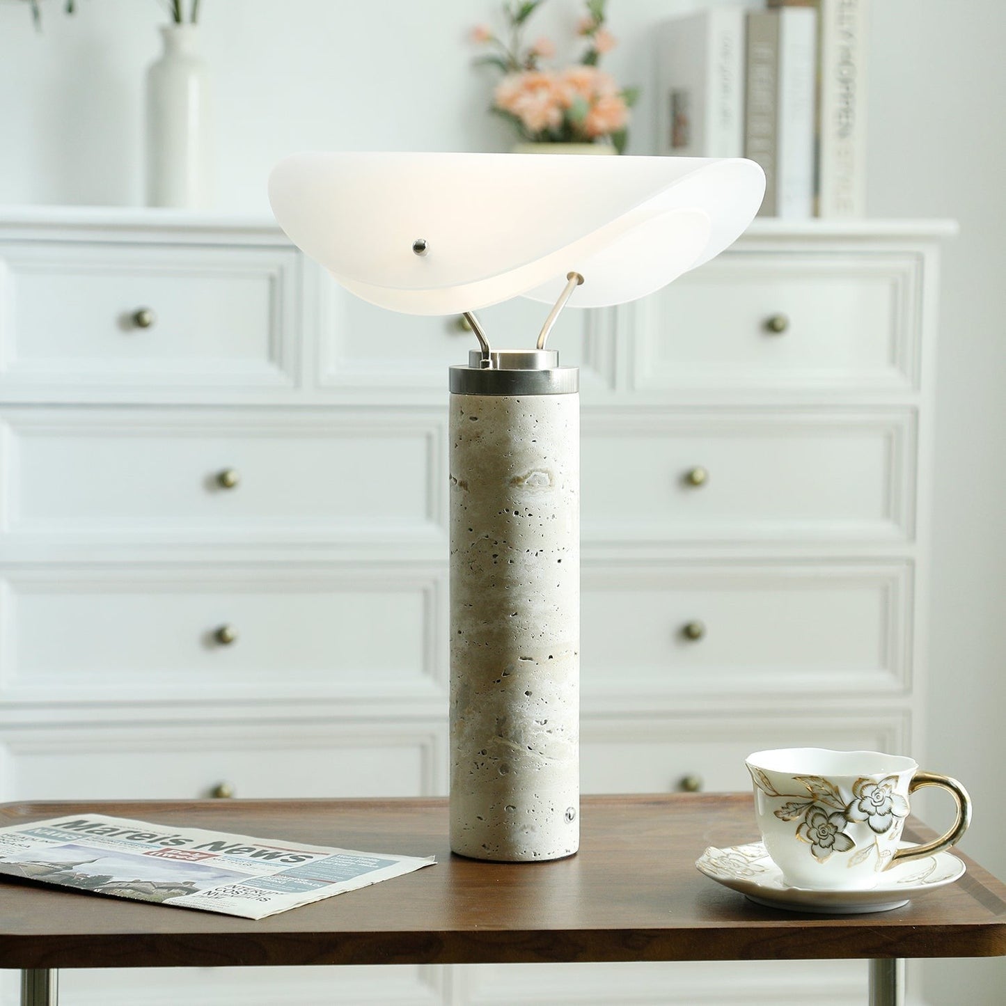 Minimalist Stone LED Table Lamp