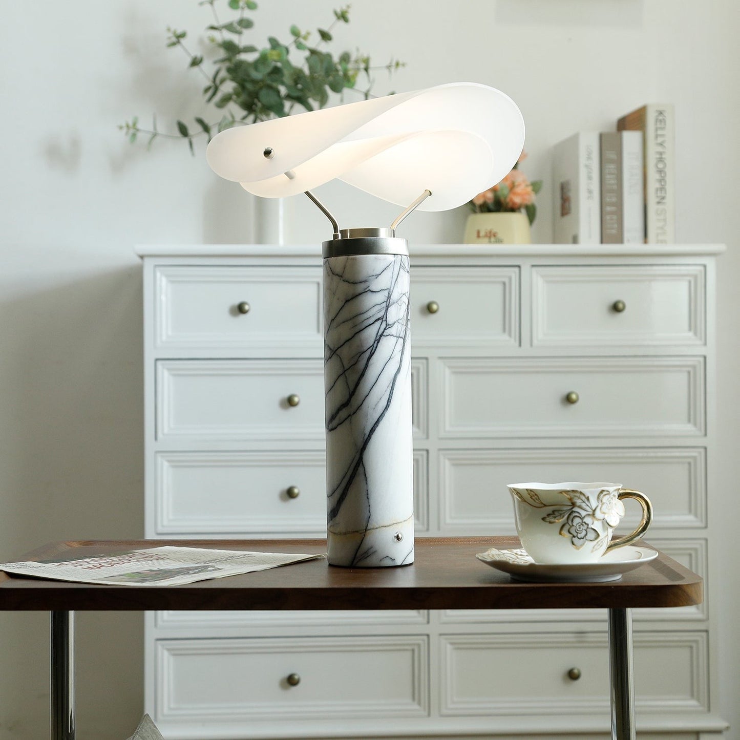 Minimalist Stone LED Table Lamp