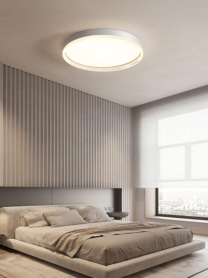 Modern Acrylic Edge LED Flush Ceiling Light