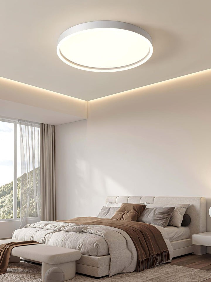 Modern Acrylic Edge LED Flush Ceiling Light