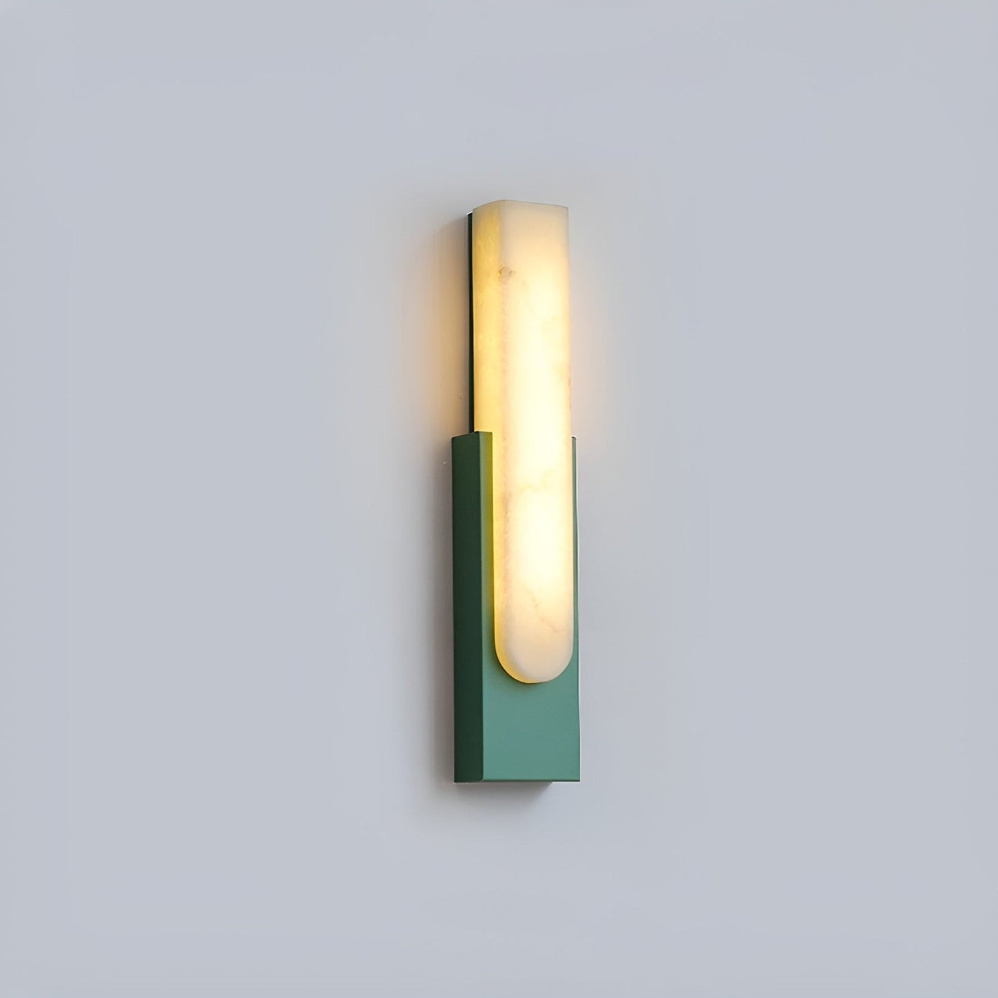 Modern Alabaster Wall Sconce with Integrated LED