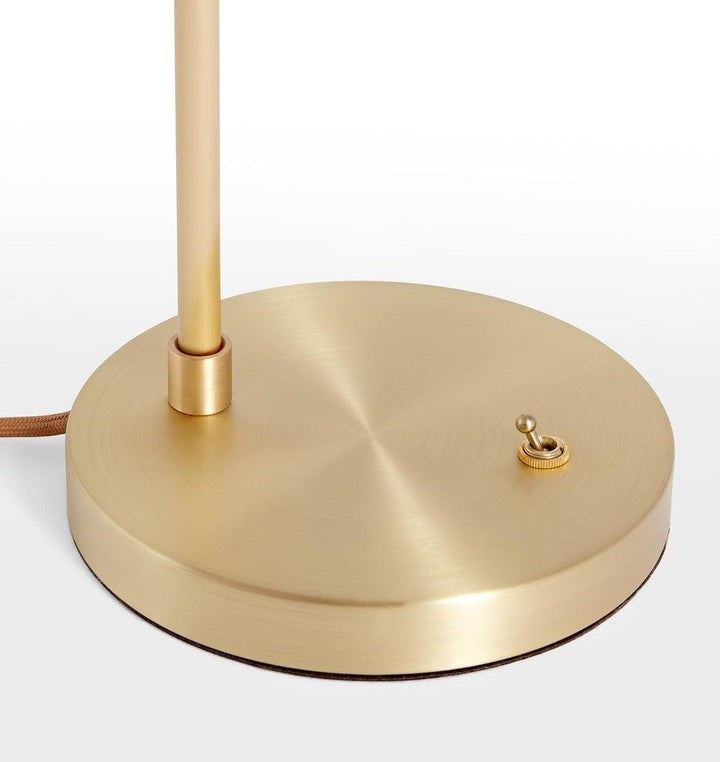 Modern Brass Globe Table Lamp