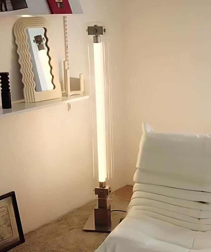 Modern Chrome Stainless Steel LED Floor Lamp