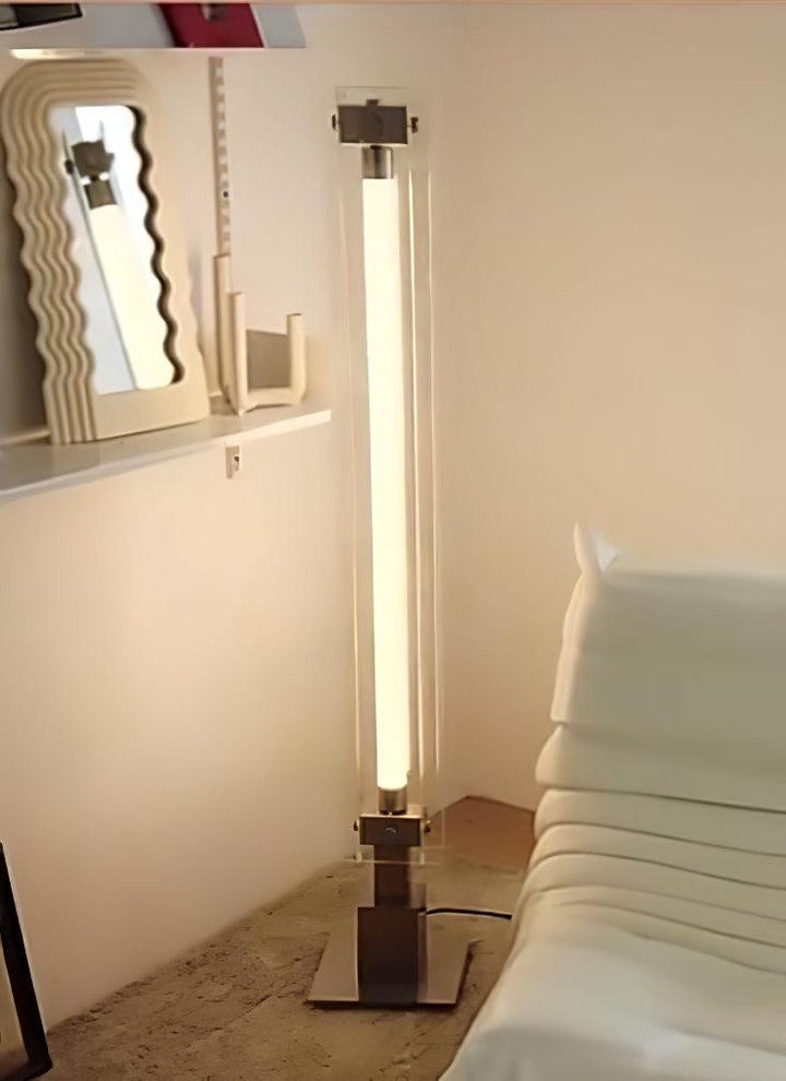 Modern Chrome Stainless Steel LED Floor Lamp