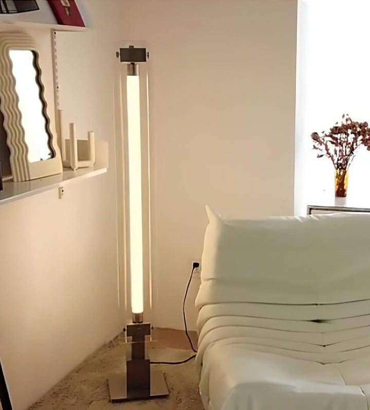 Modern Chrome Stainless Steel LED Floor Lamp