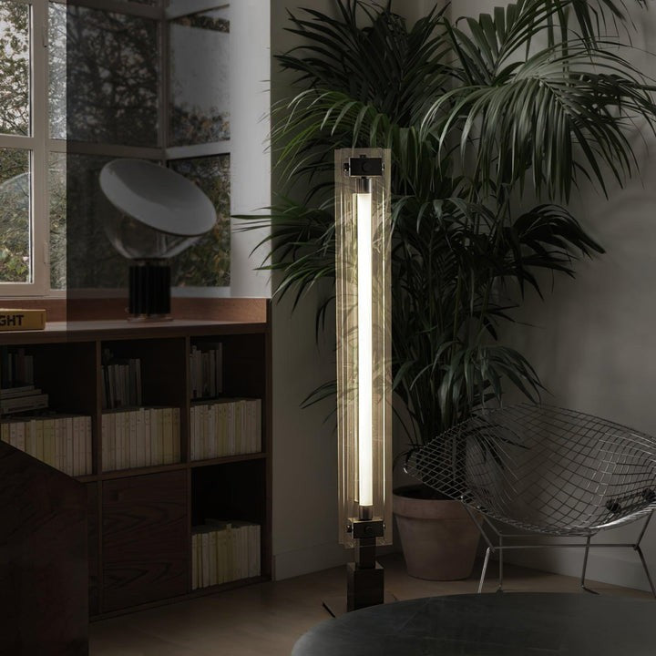 Modern Chrome Stainless Steel LED Floor Lamp