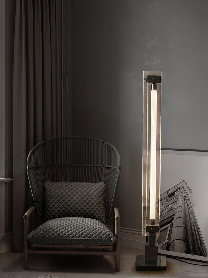 Modern Chrome Stainless Steel LED Floor Lamp