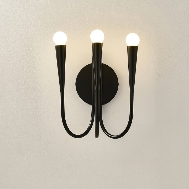 Modern Curved Arm LED Wall Sconce