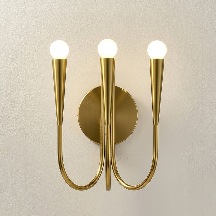 Modern Curved Arm LED Wall Sconce