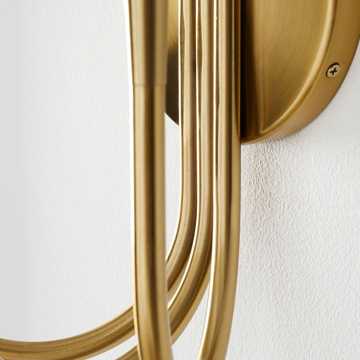 Modern Curved Arm LED Wall Sconce