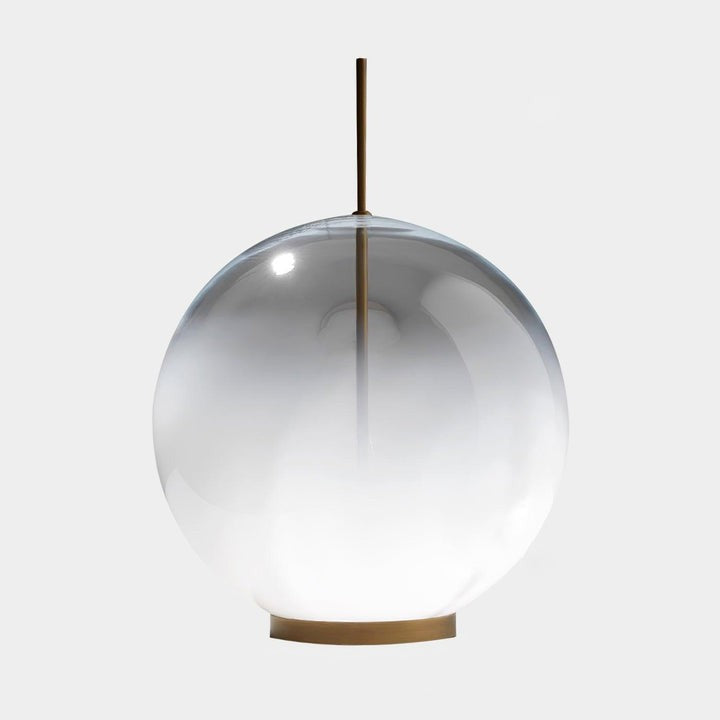 Modern Glass Table Lamp with Integrated LED