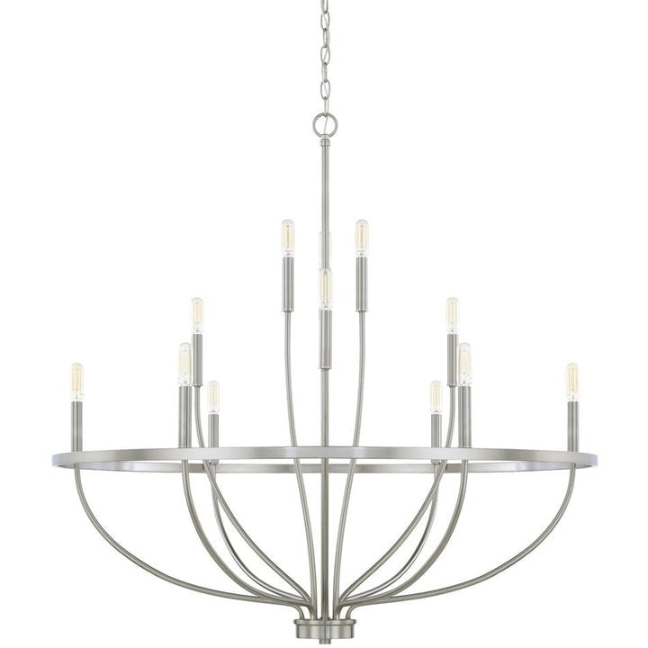 Modern Gold Multi-Light Chandelier – 8 & 12-Light Options