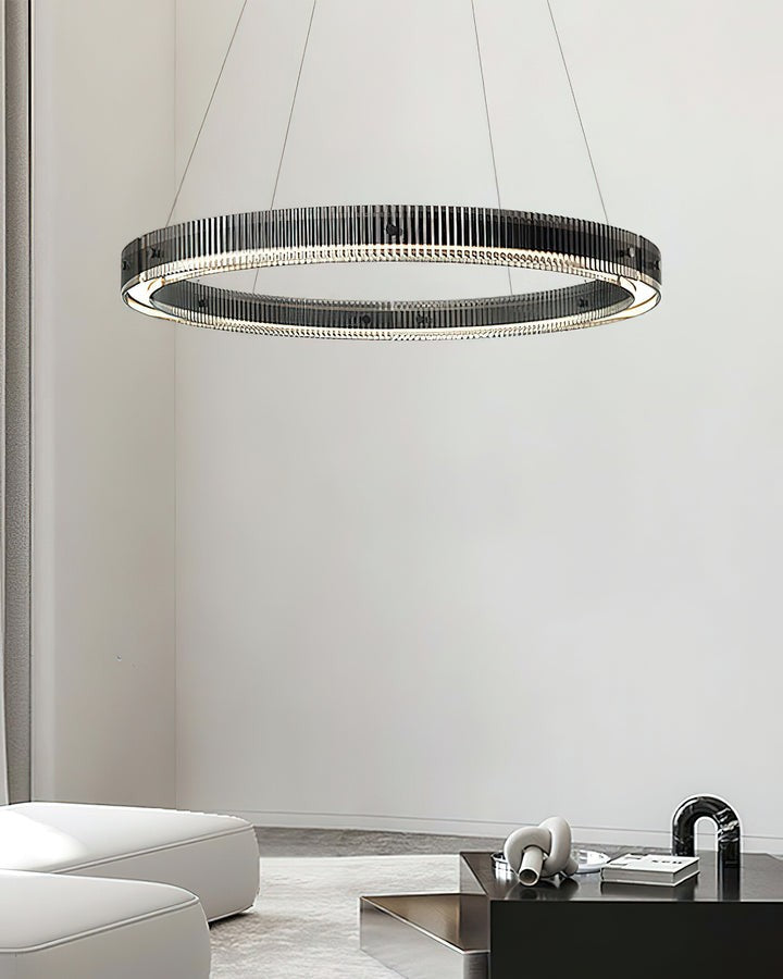Modern LED Halo Ring Chandelier