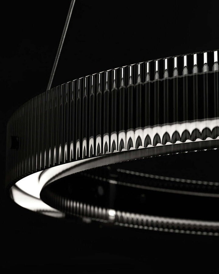 Modern LED Halo Ring Chandelier