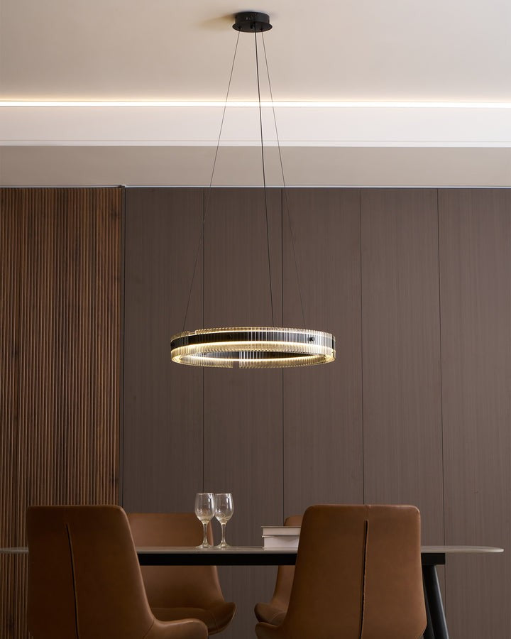 Modern LED Halo Ring Chandelier