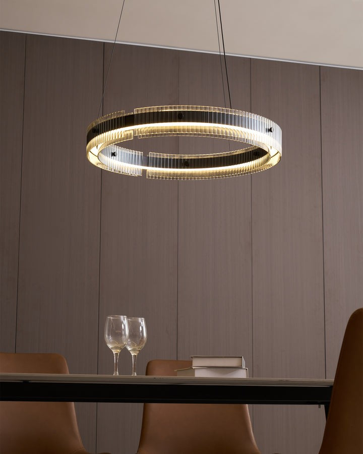 Modern LED Halo Ring Chandelier