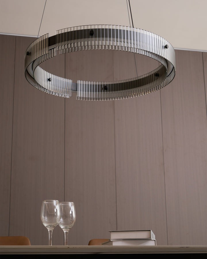 Modern LED Halo Ring Chandelier