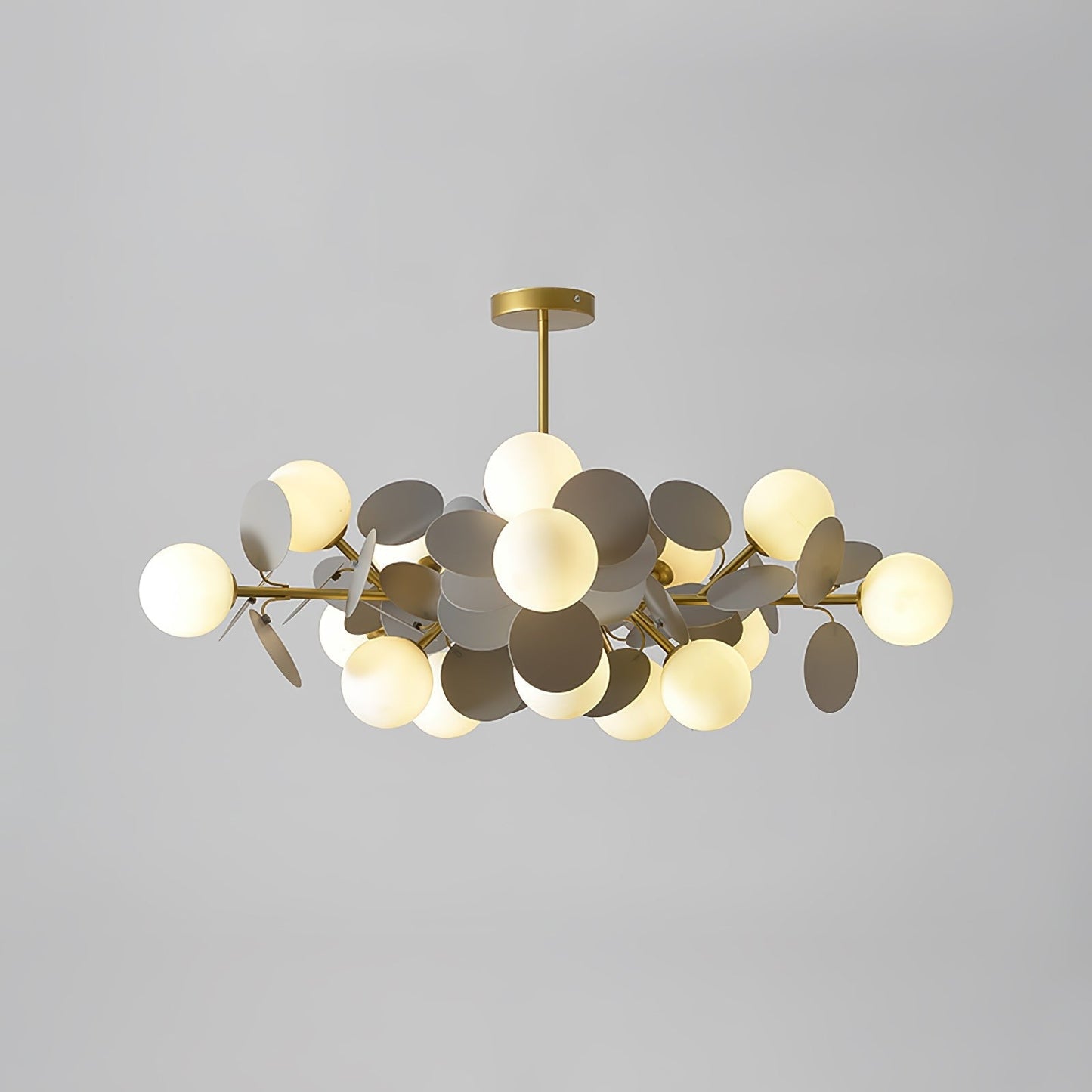 Modern Off-White Tree Branch Ceiling Chandelier