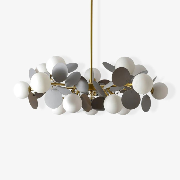 Modern Off-White Tree Branch Ceiling Chandelier