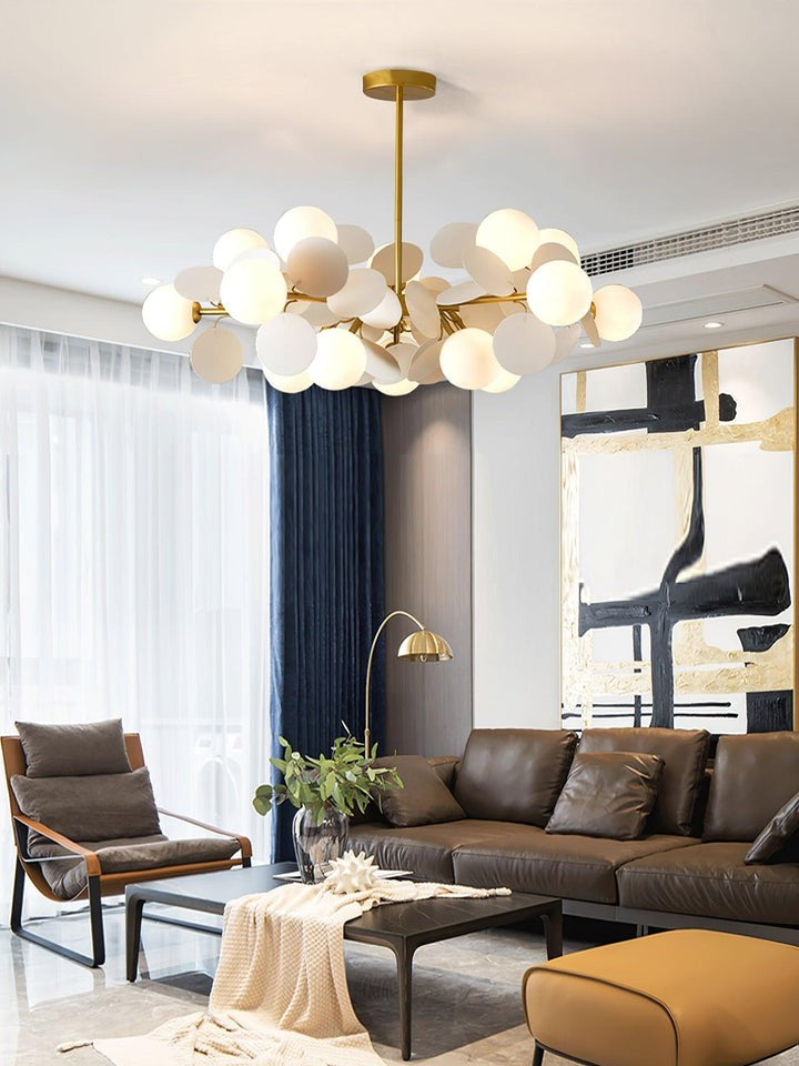 Modern Off-White Tree Branch Ceiling Chandelier