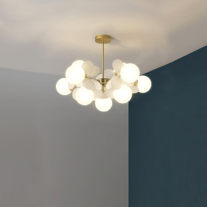 Modern Off-White Tree Branch Ceiling Chandelier