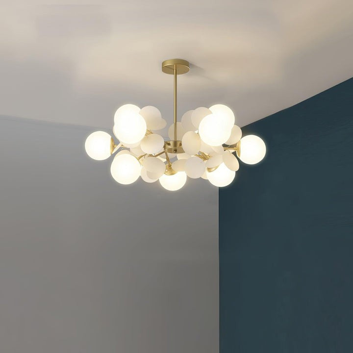 Modern Off-White Tree Branch Ceiling Chandelier