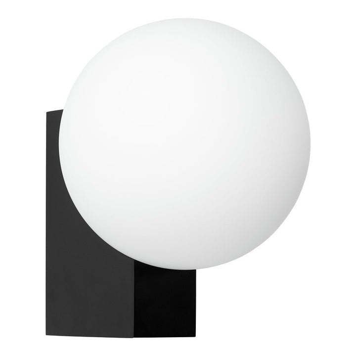 Modern Opal Glass Wall Sconce – Geometric Ambient Lighting