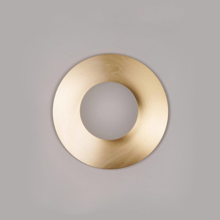 Modern Round Glass Art Wall Sconce