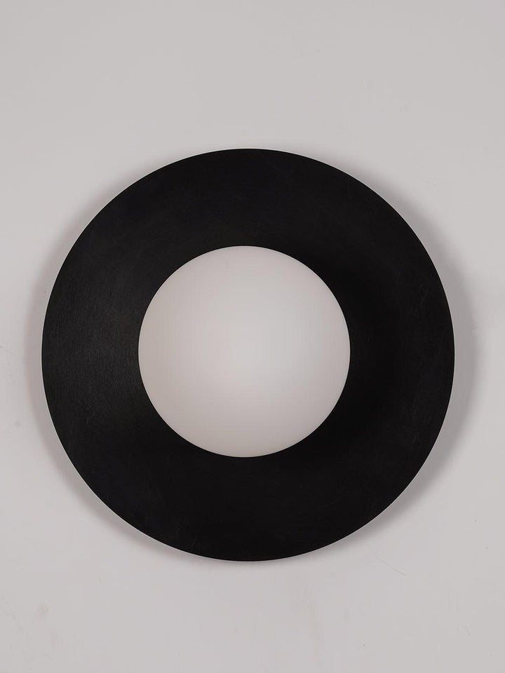 Modern Round Glass Art Wall Sconce