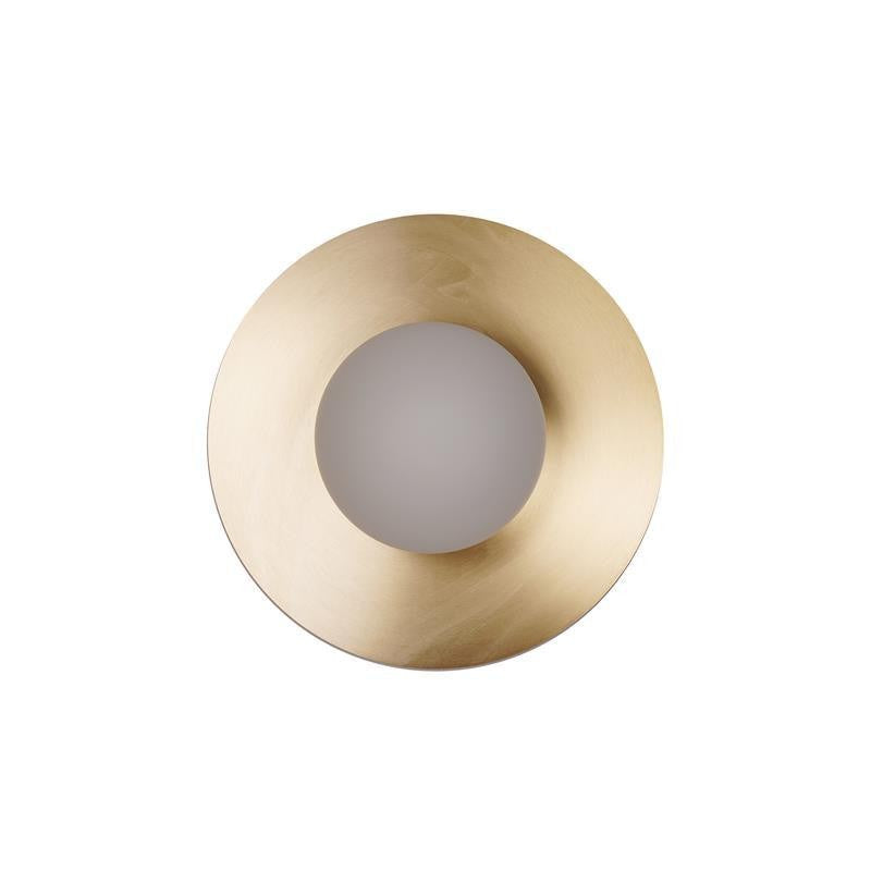 Modern Round Glass Art Wall Sconce