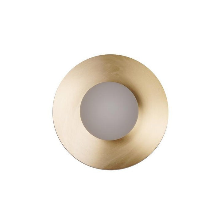 Modern Round Glass Art Wall Sconce