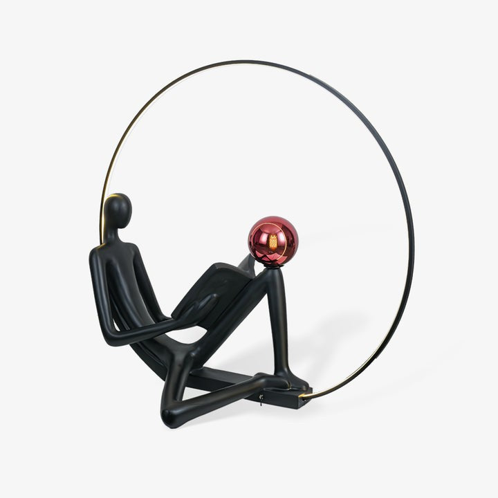 Modern Sculptural LED Floor Lamp for Reading Nooks