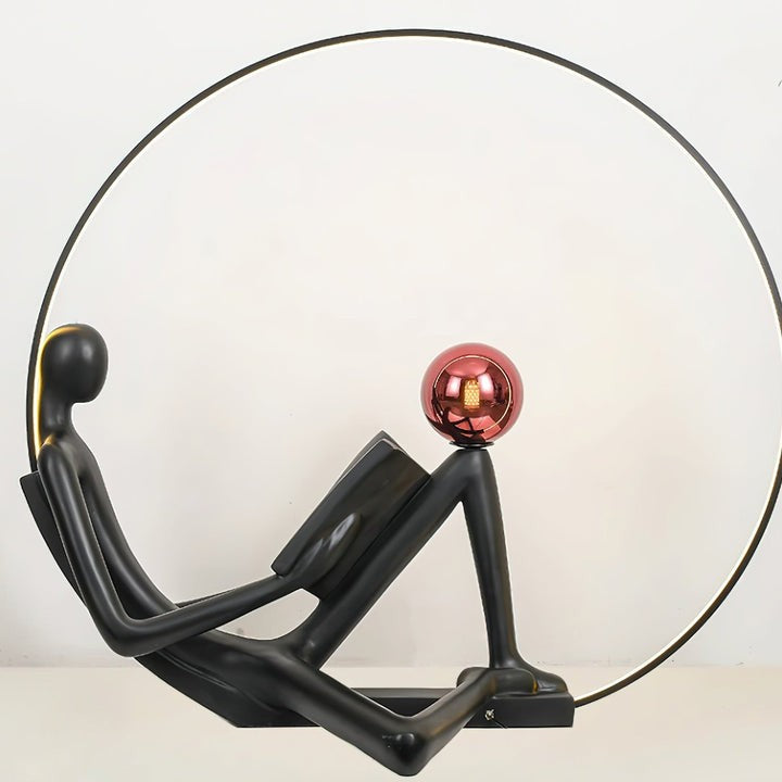 Modern Sculptural LED Floor Lamp for Reading Nooks