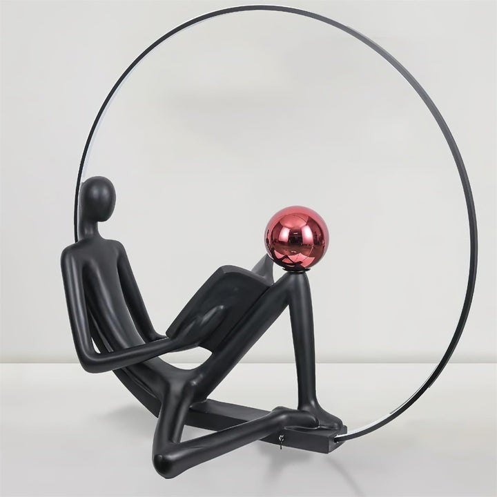 Modern Sculptural LED Floor Lamp for Reading Nooks