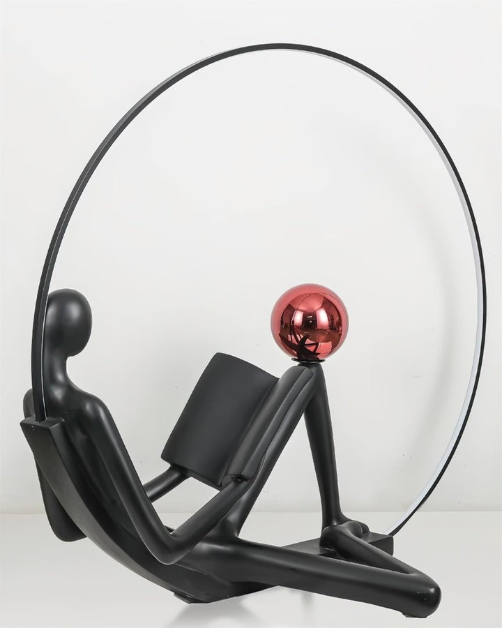 Modern Sculptural LED Floor Lamp for Reading Nooks