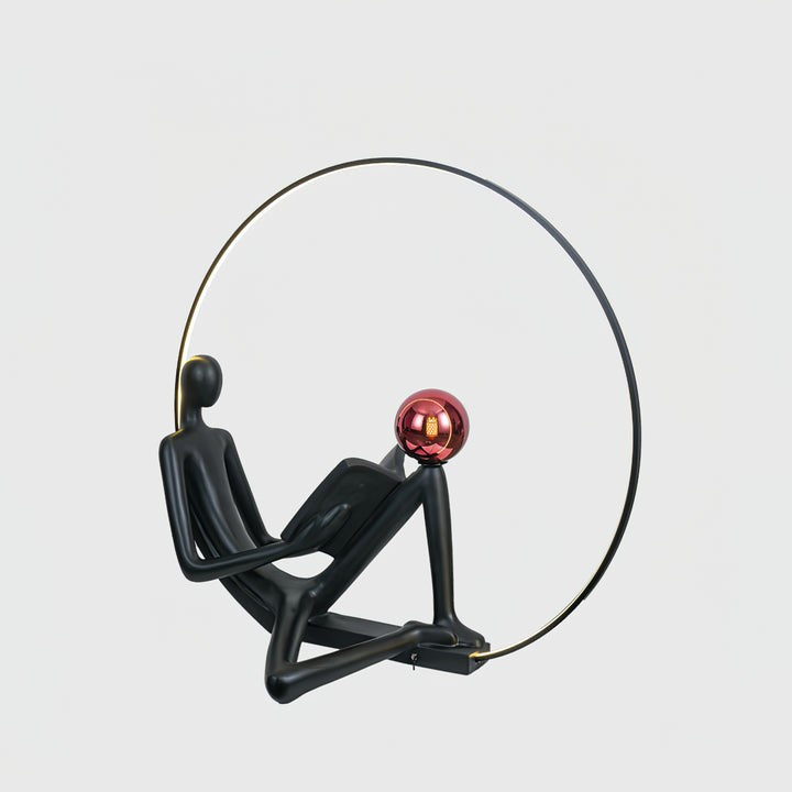 Modern Sculptural LED Floor Lamp for Reading Nooks
