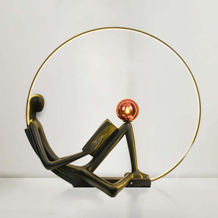 Modern Sculptural LED Floor Lamp for Reading Nooks