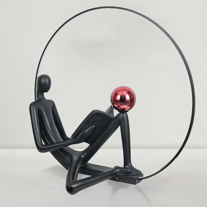 Modern Sculptural LED Floor Lamp for Reading Nooks